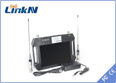 Портативный беспроводной видео- приемник FHD CVBS COFDM QPSK H.264 с 10,1» дисплеем и батареями